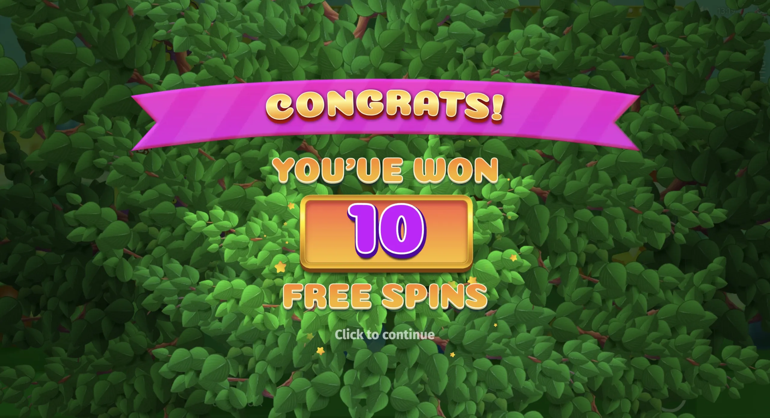 Free Spins round triggered in Bonanza Billion free demo